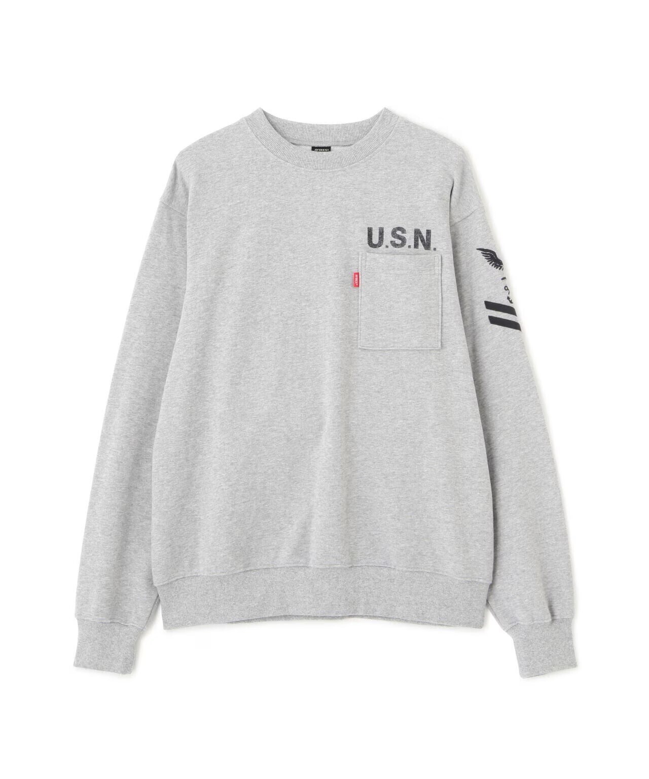 AVIREX NAVAL CREWNECK SWEAT
