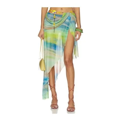 Jaded London BEADED BELT ASYMMETRIC スカート