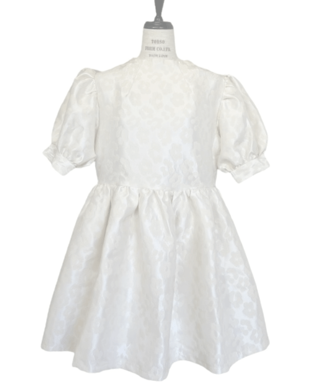 Honey mi Honey flower jacquard tunic one-piece