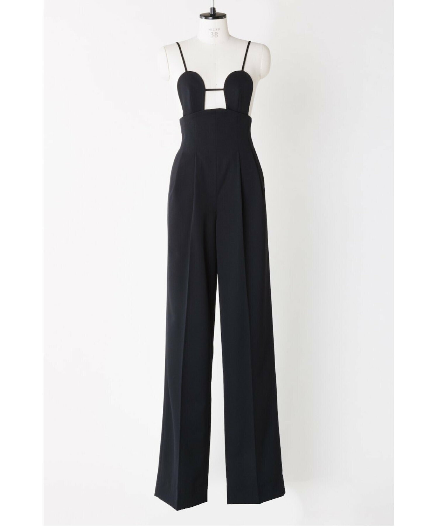 FETICO WOOL GABARDINE 2WAY BRA JUMPSUIT