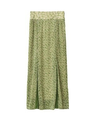 CLANE PLEATS FLORET SKIRT
