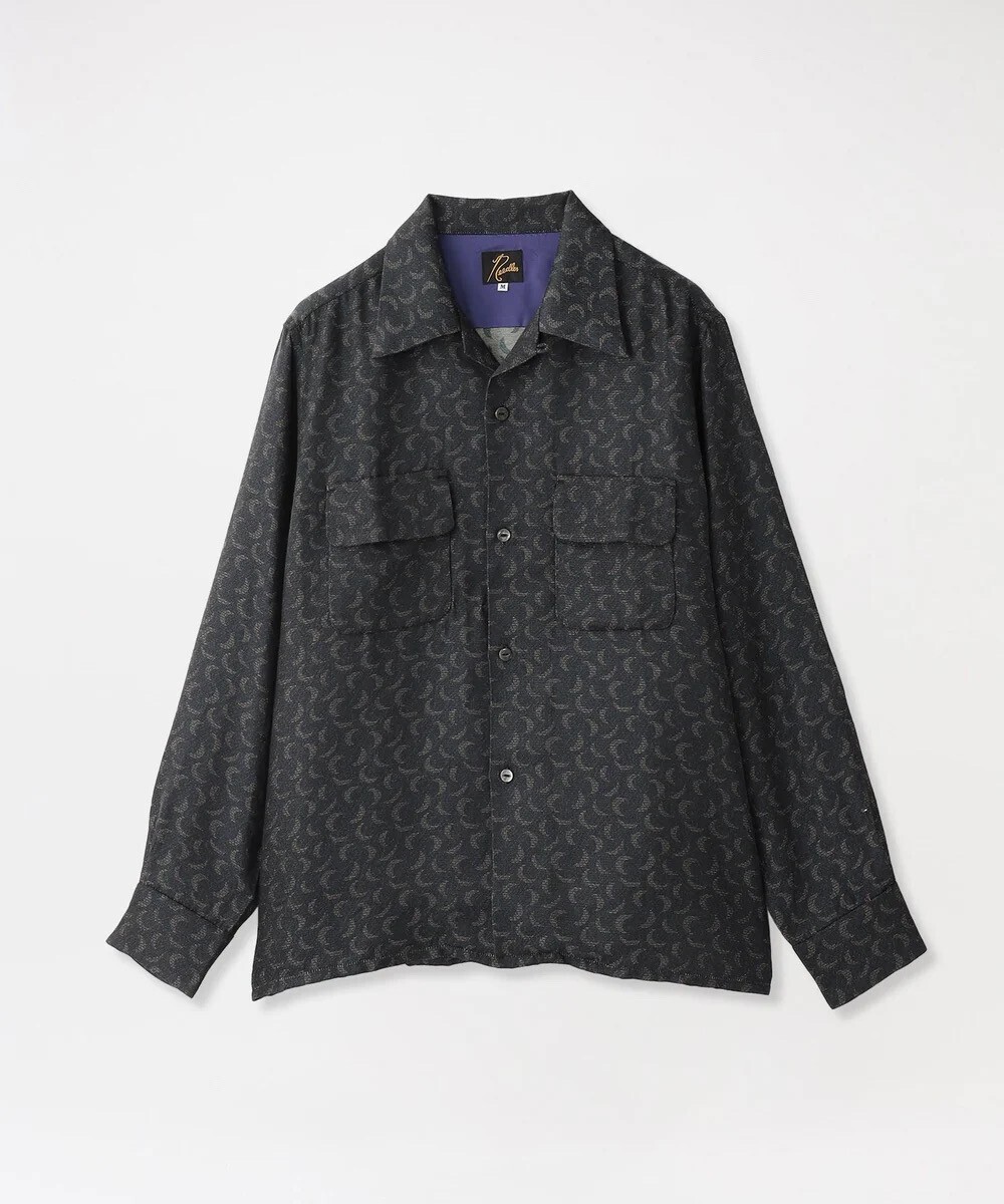 Needles シャツ Classic Shirt R/PE Crescent Jq. PU160