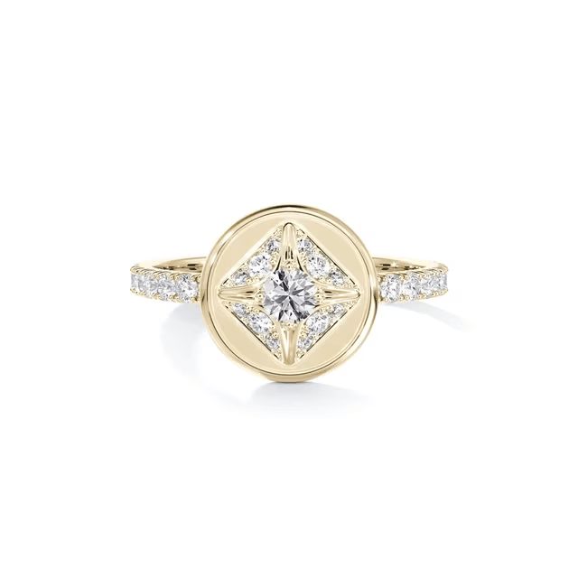 Forevermark フォーエバーマーク アイコン® コレクション ソリティア パヴェ リング