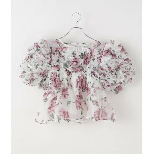 Sister Jane Alma FloralRuffle Top