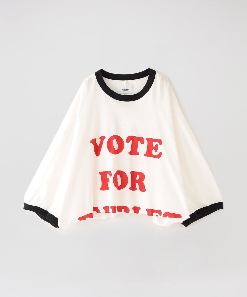 LOVELESS 【doublet】OVERSIZED RINGER T-SHIRT