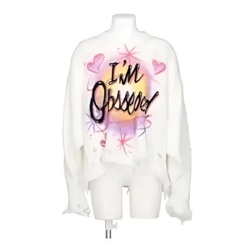 Doublet AIRBRUSH RECYCLED COTTON PULLOVER