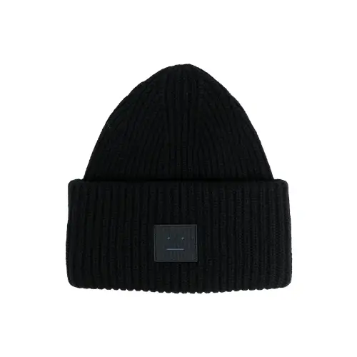 Acne Studios フェイスパッチ リブビーニー