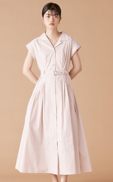Lily Brown シャツワンピース