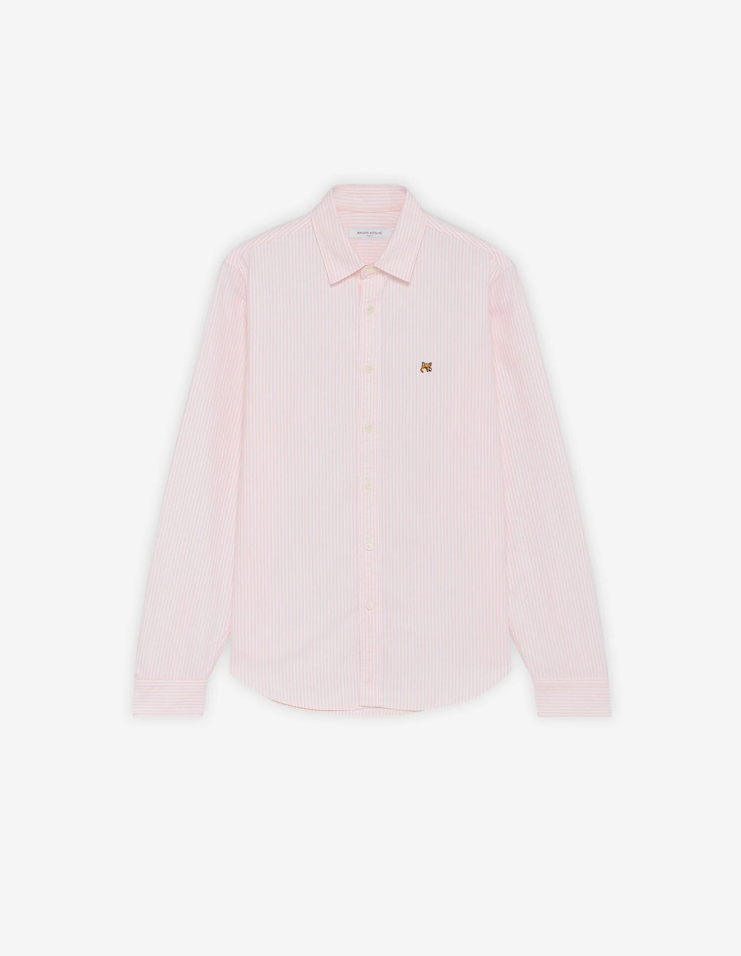 Maison Kitsuné JP EXCLUSIVE フォックスヘッド エンブロイダリー ストライプ シャツ