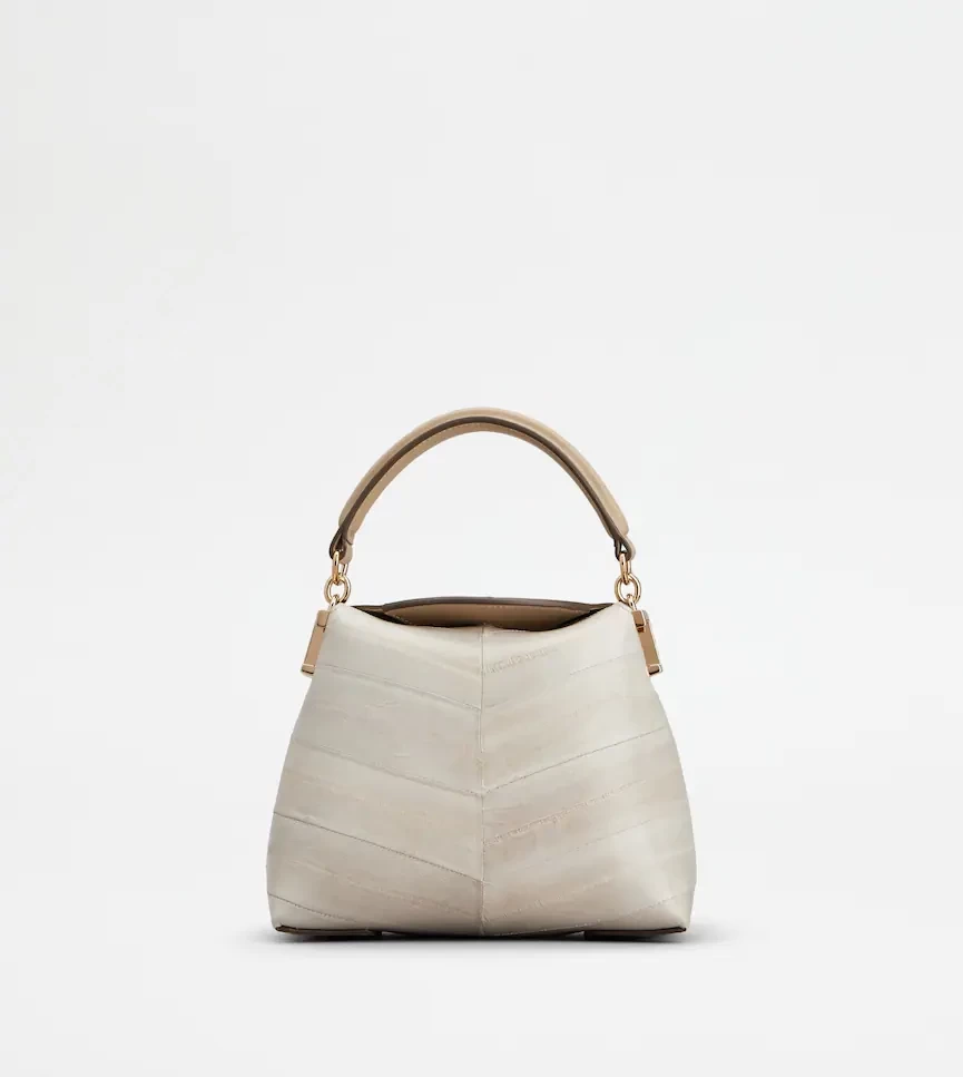 TOD'S トッズ T ケース イール レザー メッセンジャー トート バッグ マイクロ