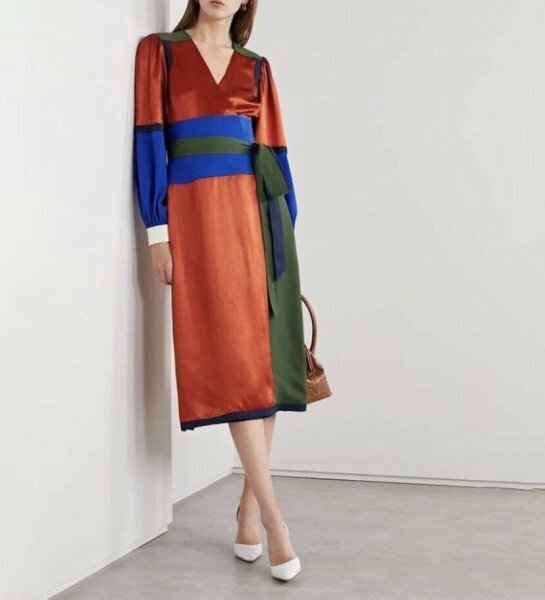 Tory Burch カラーブロックドレス