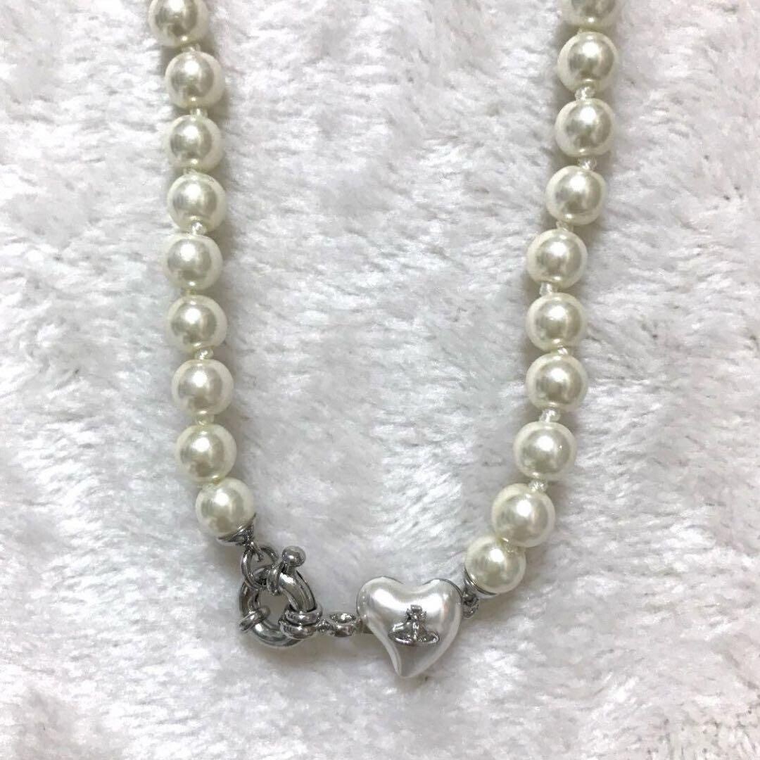 Vivienne Westwood ハートパールチョーカー