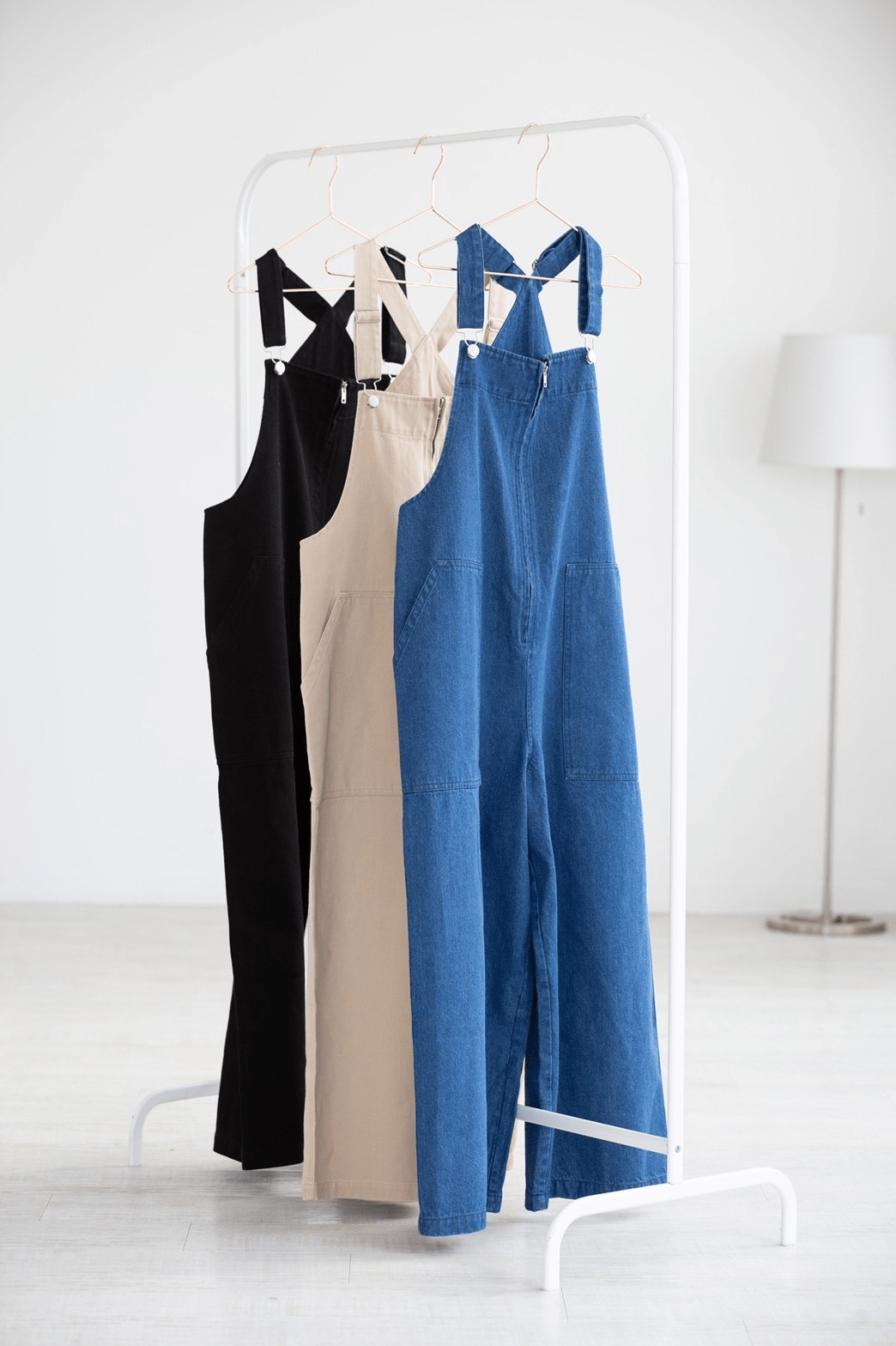 mite wide pants salopette