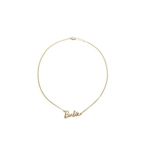 ZARA BARBIE™ MATTEL ゴールドメッキ チェーンネックレス