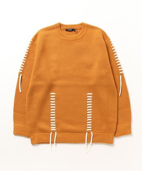 LOVELESS 【UNISEX】ポイントスレッドクルーネック