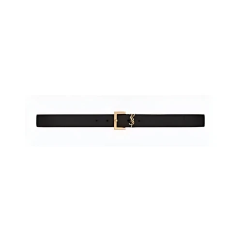 SAINT LAURENT スクエアバックル付き カサンドラ ベルト