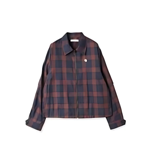 JieDa CHECK ZIP SHIRT