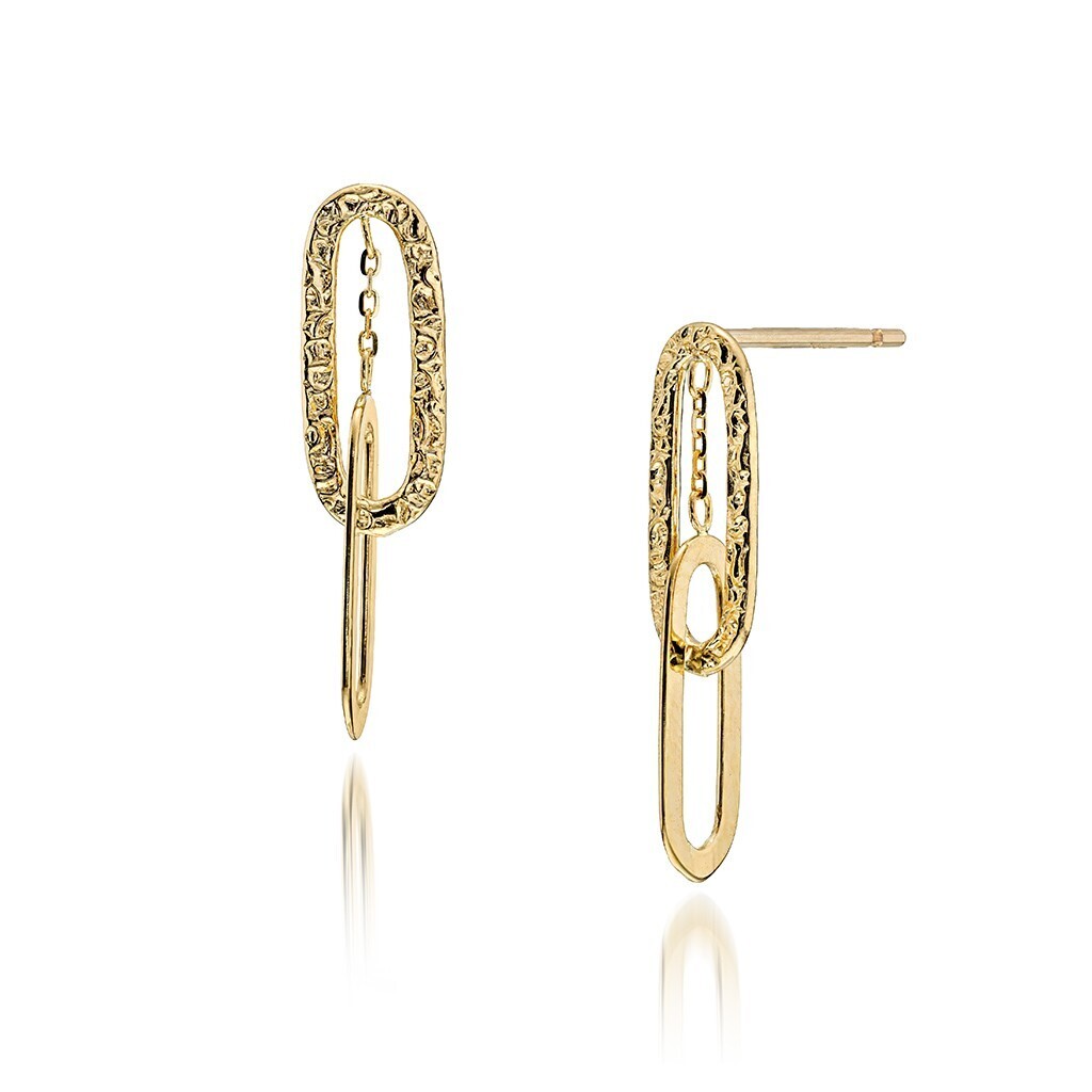 STAR JEWELRY K10 ピアス DANGLE PIERCED EARRINGS