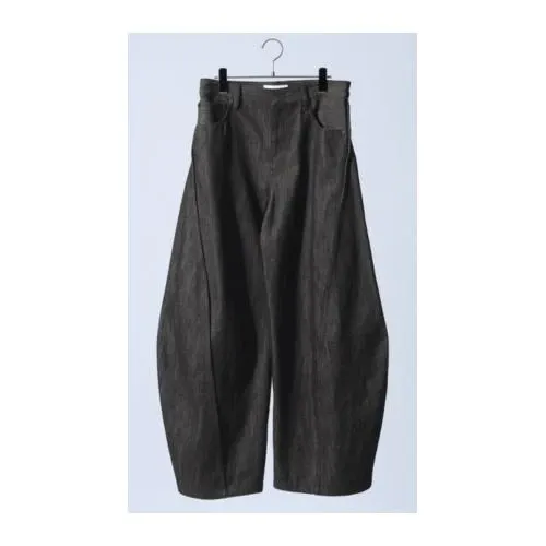 RAGEBLUE 3D Curve Seam Denim Barrel Pants