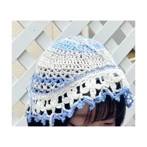 yushokobayashi Blue hat / ブルーハット
