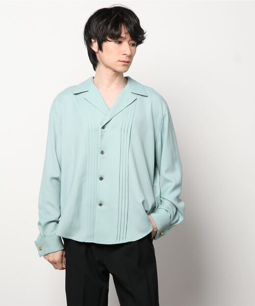 TAAKK TAAKK PINTUCK SHIRT SHIRT