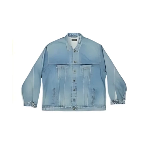 Balenciaga OVERSIZED JACKET IN ACID BLUE