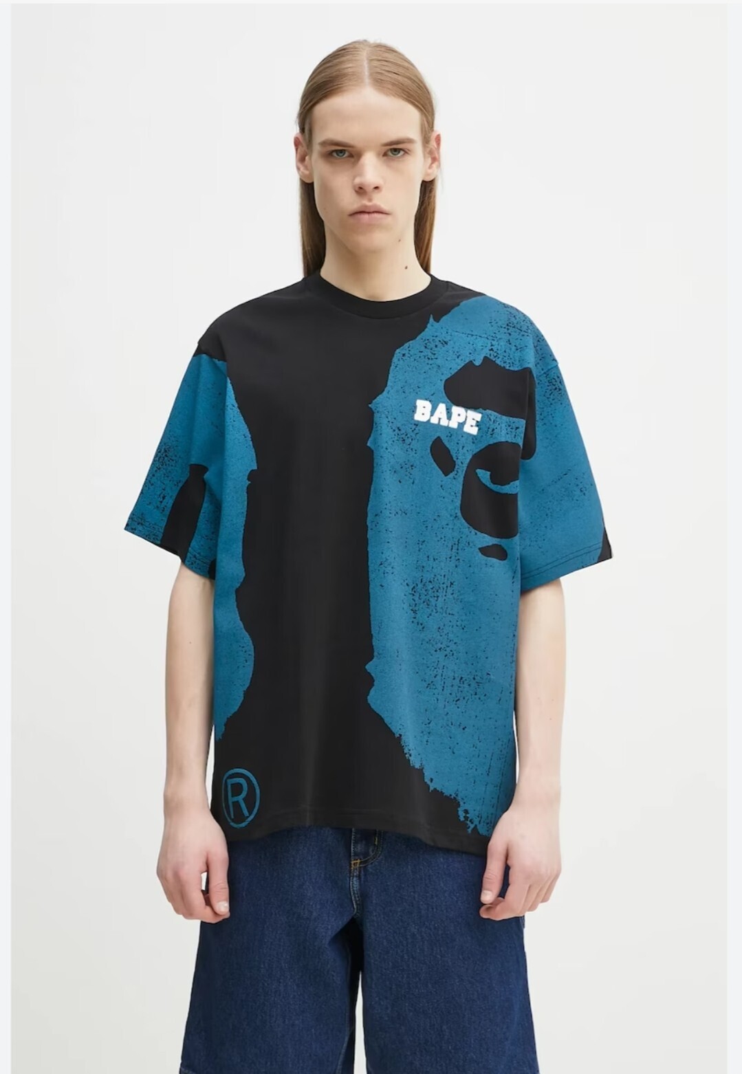 A BATHING APE Cotton t-shirt Water Print Tshirt