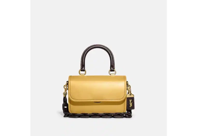 COACH ローグ トップ ハンドル カラーブロック