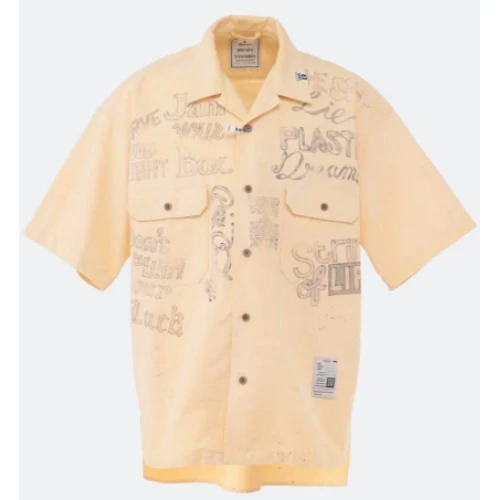 MIHARA YASUHIRO Distressed H/S Shirt