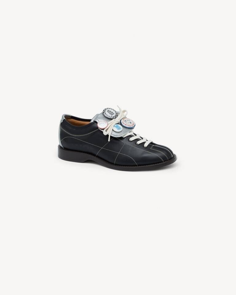 KENZO 'KENZO STRIKER' レザー ボウリング ダービー