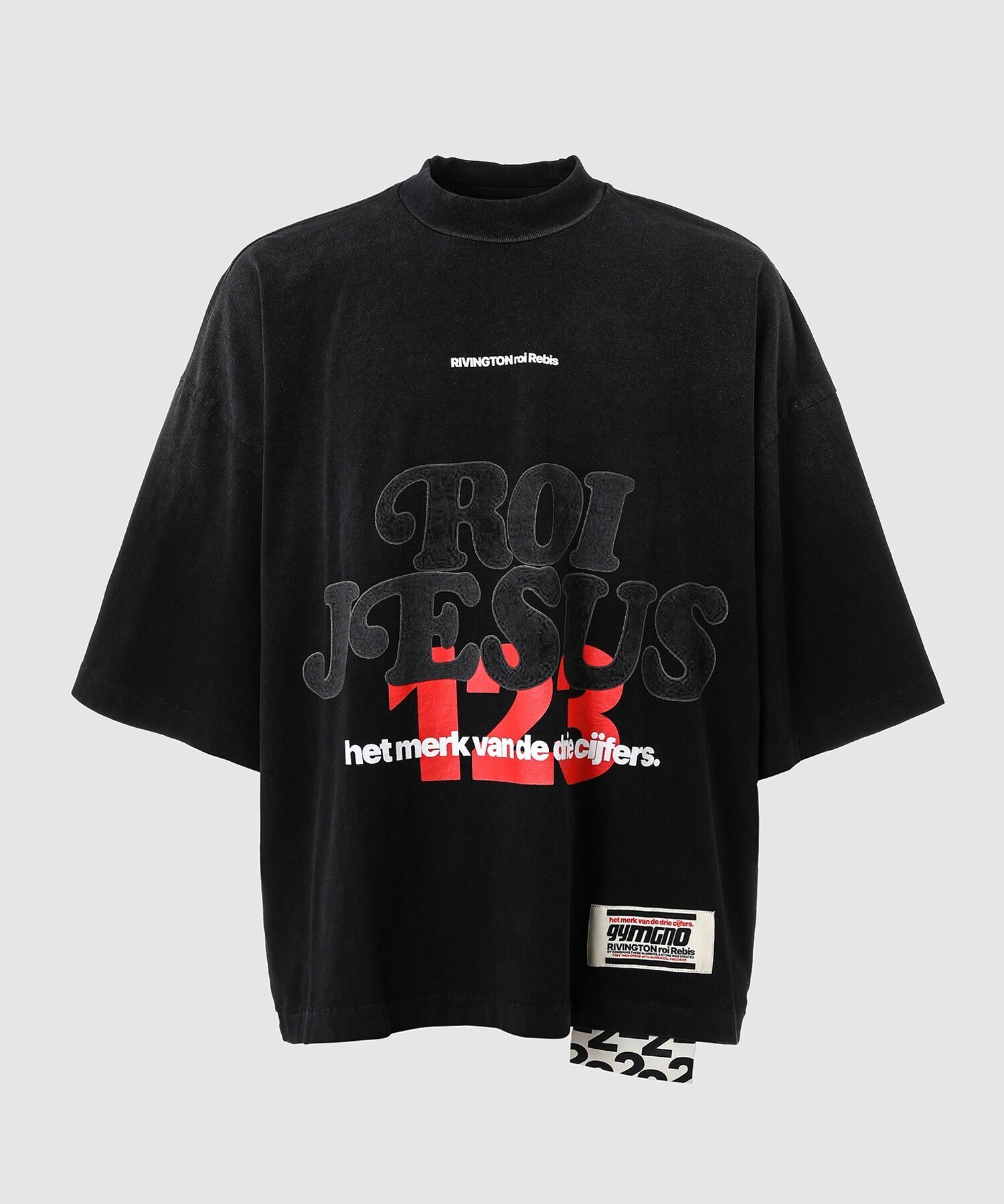 RRR-123 ROI JESUS SS TEE VINTAGE BLACK