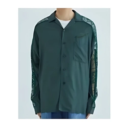 TOGA VIRILIS Rayon lace shirt