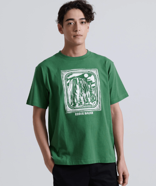Eddie Bauer エディー・バウアー グラフィック 半袖Tシャツ/SS GRAPHIC TEE