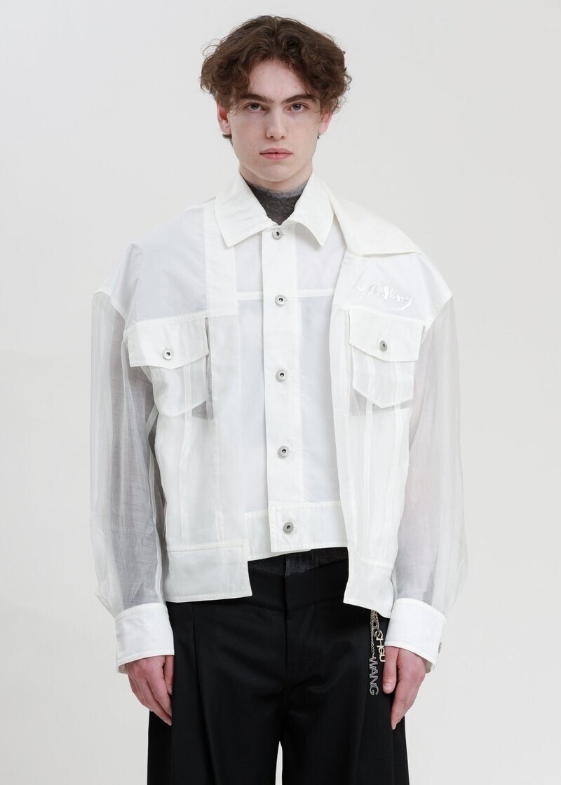 FENG CHEN WANG TRANSPARENT 2IN1JACKET