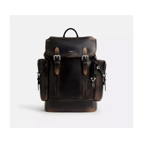 COACH ヒッチ バックパック・ラブド レザー