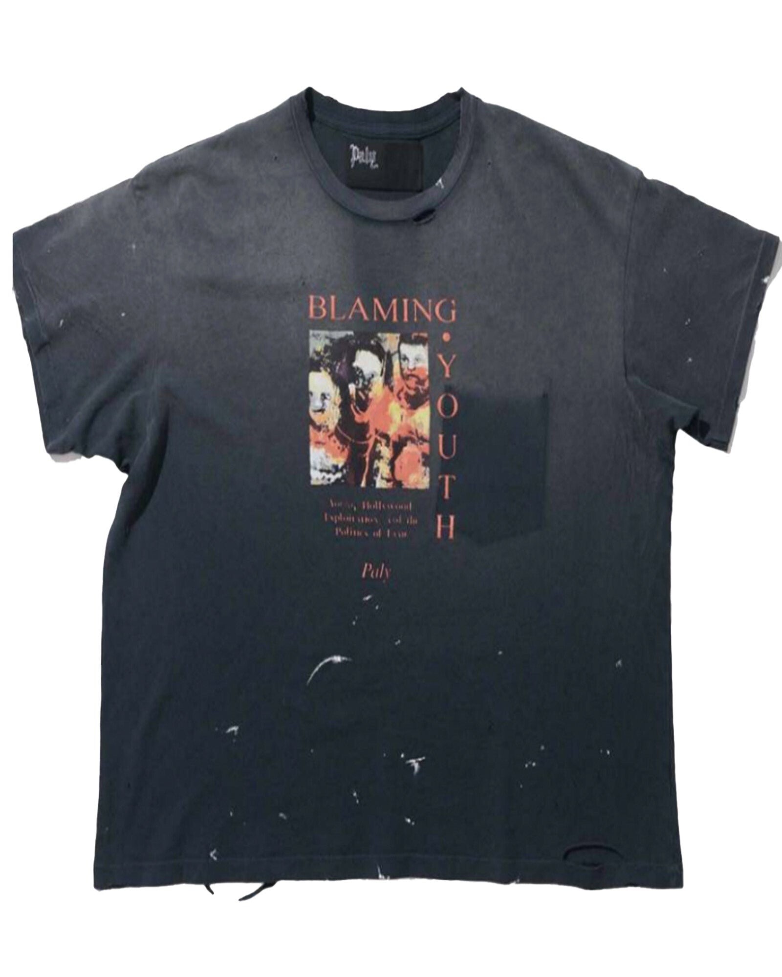 Paly Hollywood BLAMING YOUTH TEE / BLACK