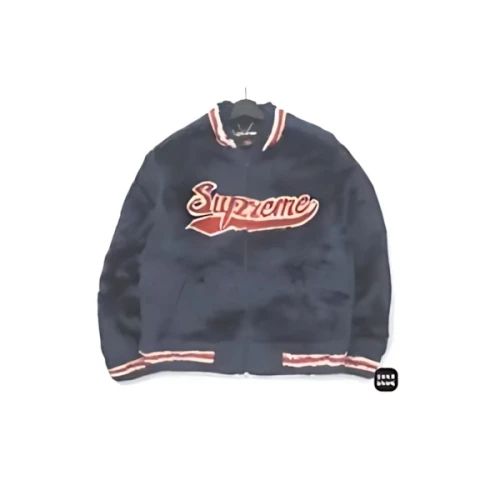 Supreme Faux Fur Varsity Jacket