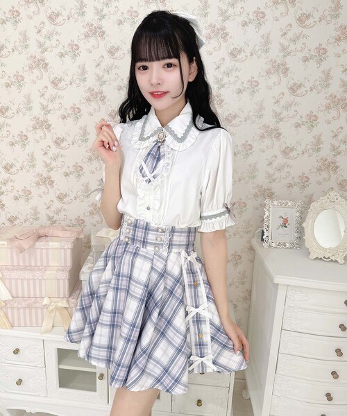 ROJITA ネクタイ付きブラウス