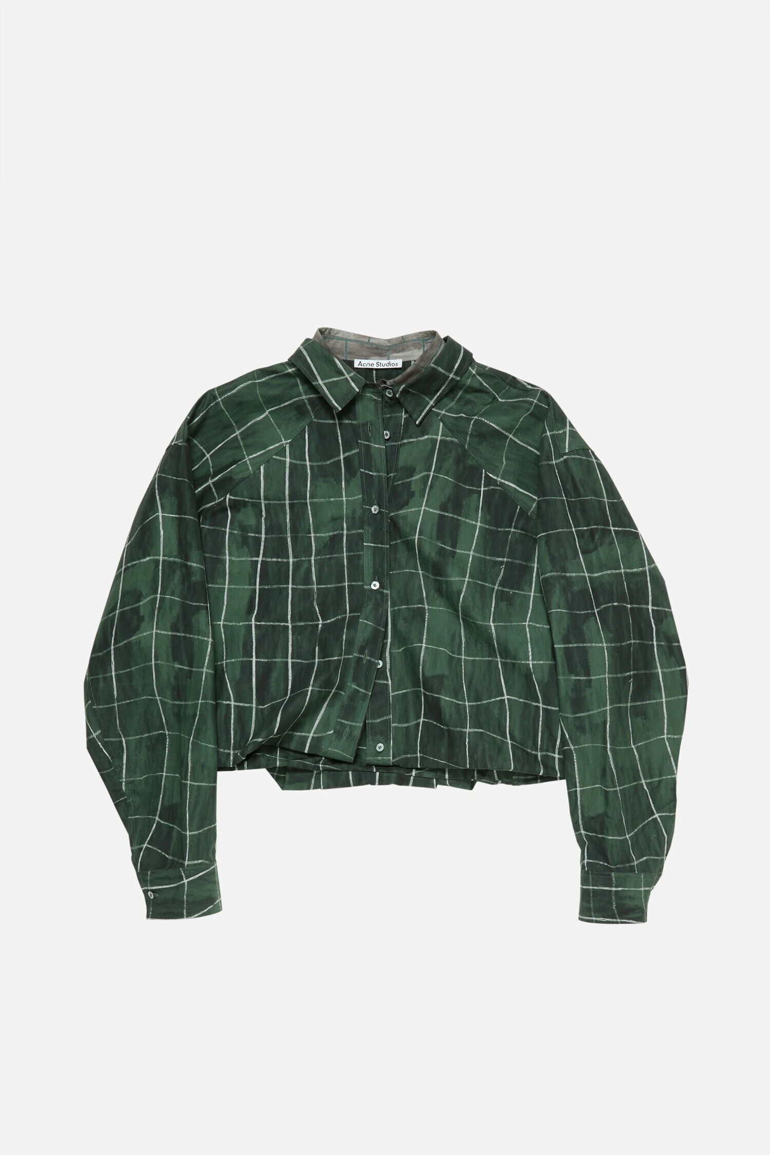 Acne Studios レイヤードチェックシャツ