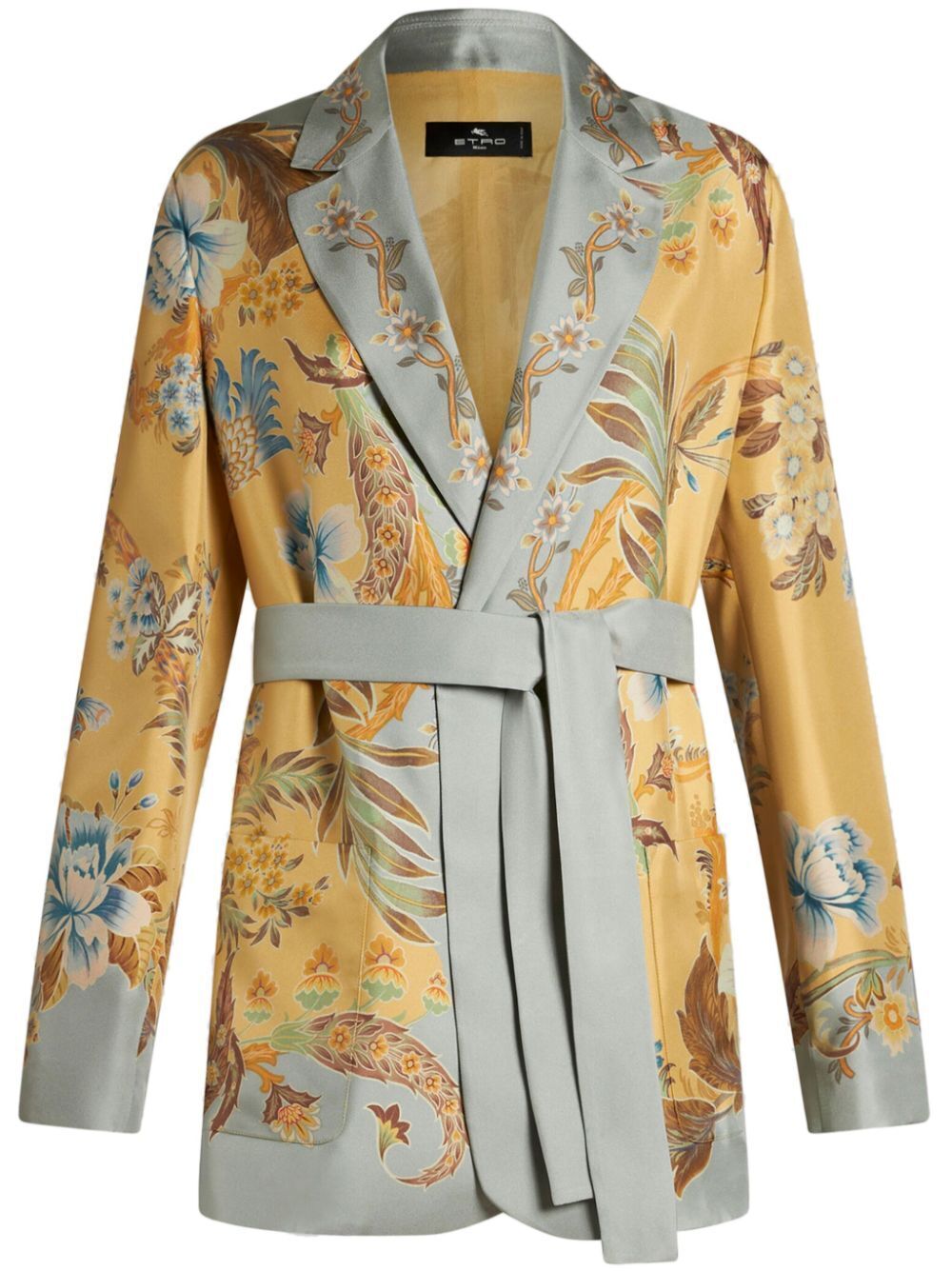 ETRO フローラル シルクジャケット