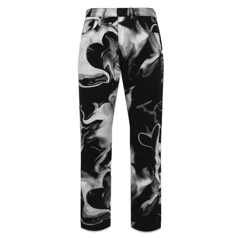Alexander Wang Smoke Print Classic Jeans