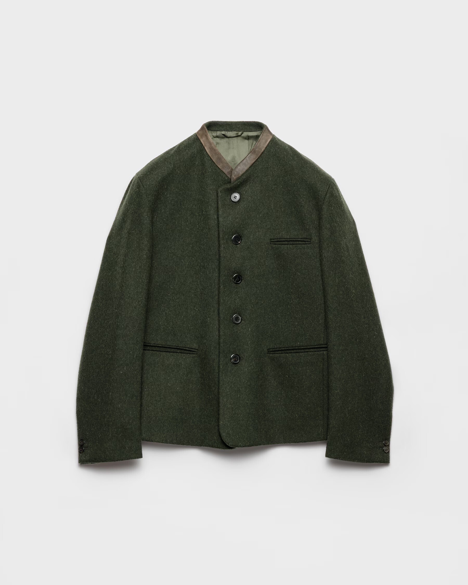 PRADA シングルブレスト ウール ジャケット