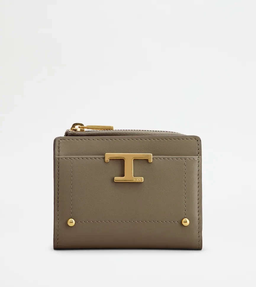 TOD'S T タイムレス レザー ウォレット