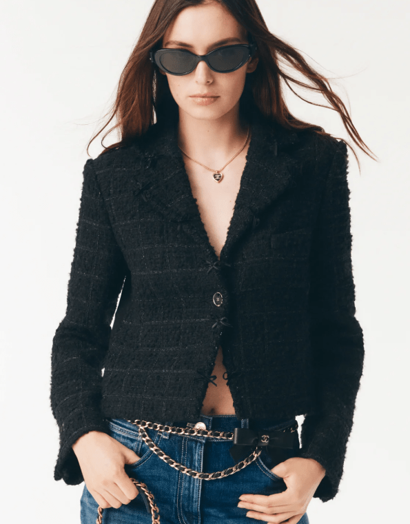 CHANEL ツイード & ウール クレープ