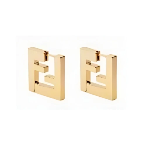 FENDI Gold-colored earrings