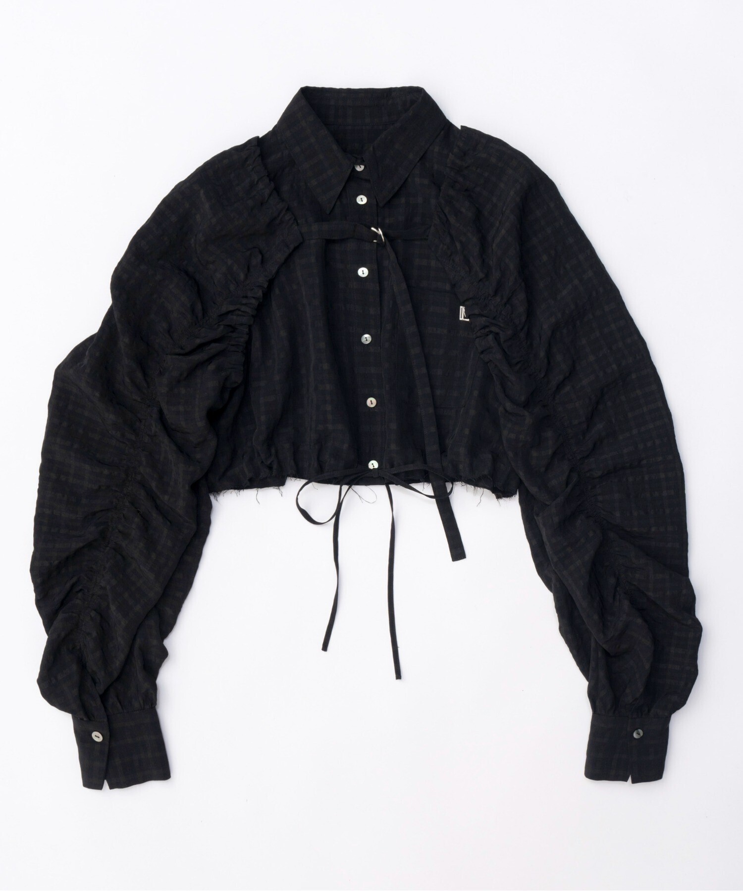MAISON SPECIAL Multiway Gun Club Check Short Length Shirt