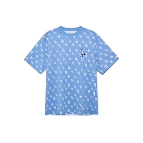 MLB Korea Classic Monogram Front Panel Pattern Short Sleeve T-Shirt