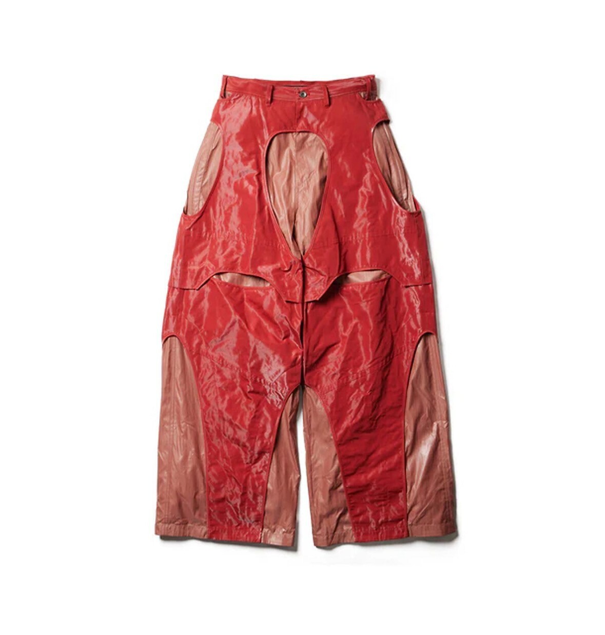 JULIUS メカニカルワイドパンツ NYLON/COTTON DOUBLE CLOTH