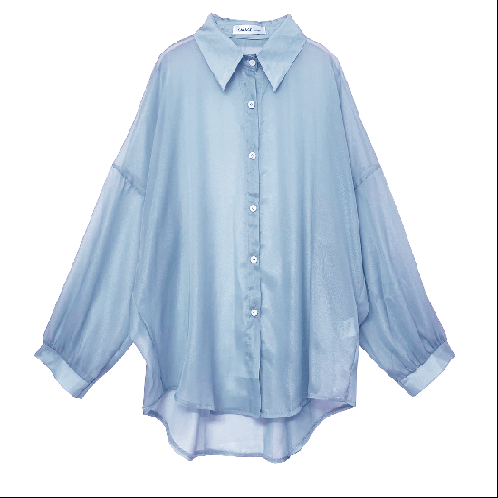 saaage boutique シアーオーバーシャツ