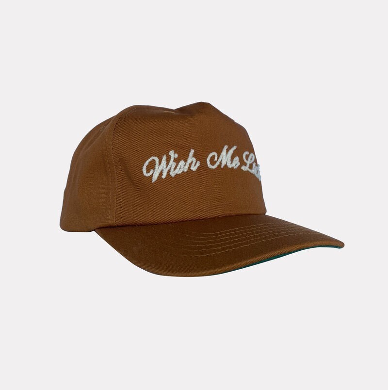 WISH ME LUCK SIGNATURE CAP BROWN